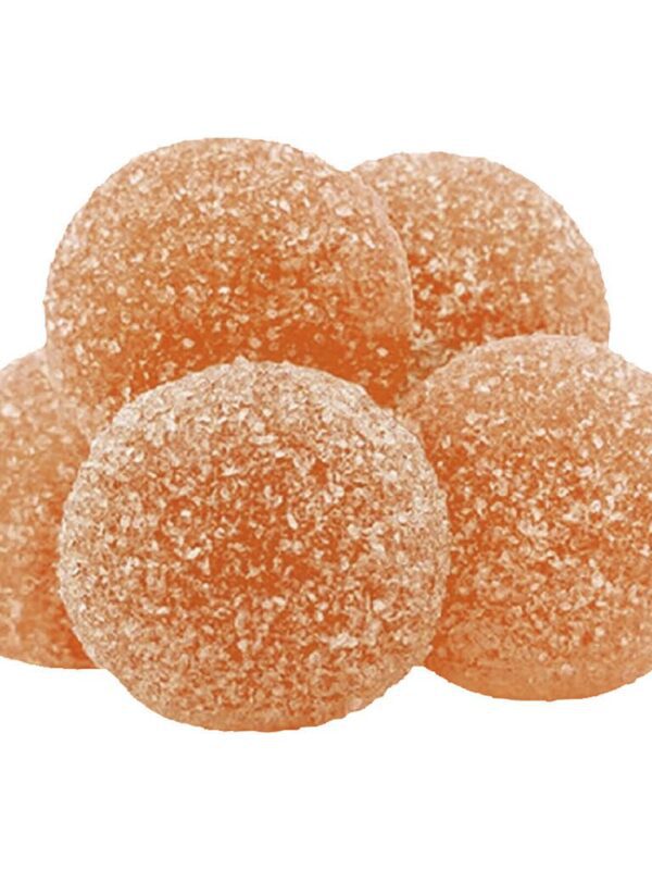 Sun Peach Lemonade 2:1:1 minor cannabinoid soft chews 5-pack by Pearls, available for local delivery from Montrose Cannabis.