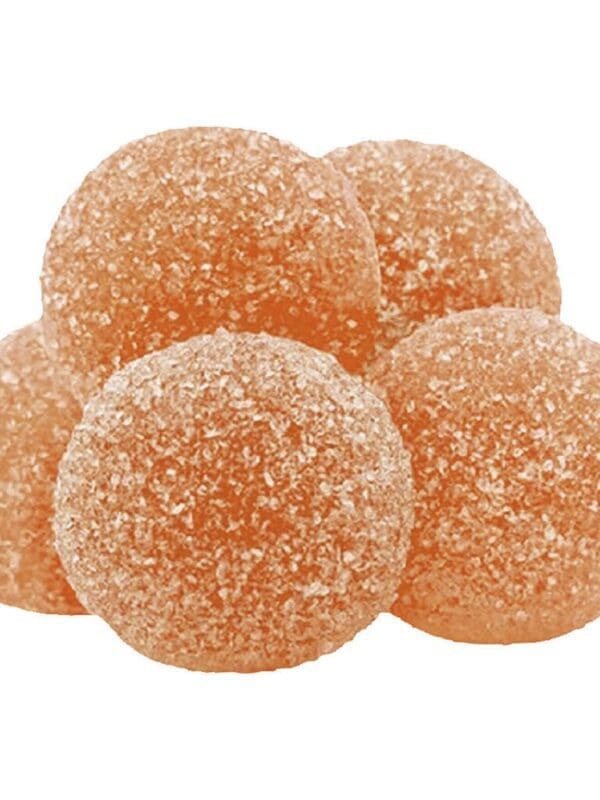Sun Peach Lemonade 2:1:1 minor cannabinoid soft chews 5-pack by Pearls, available for local delivery from Montrose Cannabis.