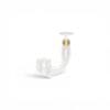 Front view of the Quave Club Bangers Small Size clear quartz concentrate banger for compatible dab rigs.