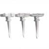 Front view of Quave Club Bangers V2 clear glass dab tools for handling concentrates.