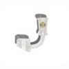 Front view of the Quave Club Bangers XXL clear quartz banger for compatible dab rigs.