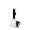 Nano Eye Beaker handcrafted borosilicate glass beaker with removable eye bowl displayed beside the rig, rear view.