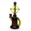 Back view of Huffy x Griffin Banger Hanger with amber chamber, neon yellow side accent, and geometric upper detail.
