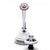 JAG Art Deco Pro Cane dab rig with matching glass carb cap displayed separately beside the rig.