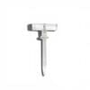 Quave Club Bangers V2 Dab Tool- Quave Club Bangers V2 clear glass dab tool shown from the front with pointed concentrate tip.