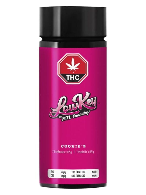 Cookie'z Pre-Rolls 7x0.5g | LowKey by MTL Cannabis | Montrose