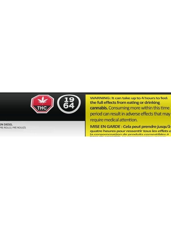 Lemon Diesel Pre-Roll Single 1g | 1964 | Montrose Cannabis