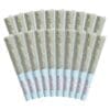 Northern Canna The Collective 20 Pack Pre-Rolls showing 20 half-gram joints with color-coded filter tips in a bulk pack.