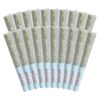 Northern Canna The Collective 20 Pack Pre-Rolls showing 20 half-gram joints with color-coded filter tips in a bulk pack.